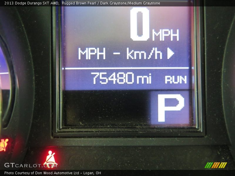 Rugged Brown Pearl / Dark Graystone/Medium Graystone 2013 Dodge Durango SXT AWD