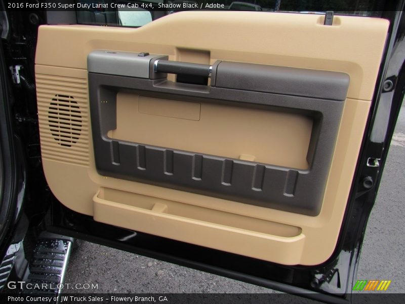 Shadow Black / Adobe 2016 Ford F350 Super Duty Lariat Crew Cab 4x4