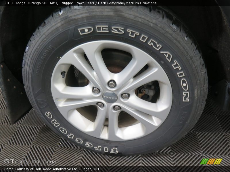Rugged Brown Pearl / Dark Graystone/Medium Graystone 2013 Dodge Durango SXT AWD