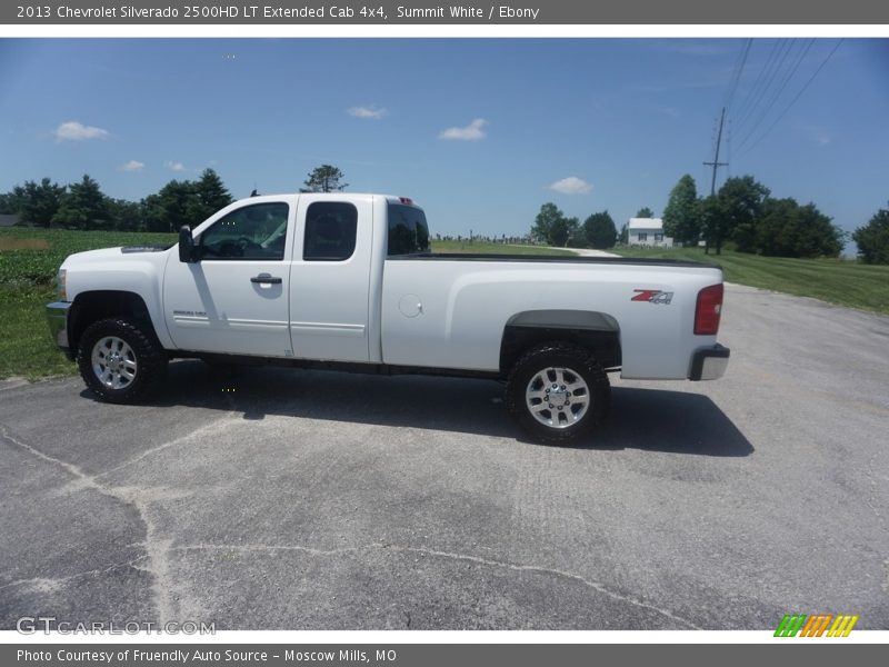 Summit White / Ebony 2013 Chevrolet Silverado 2500HD LT Extended Cab 4x4