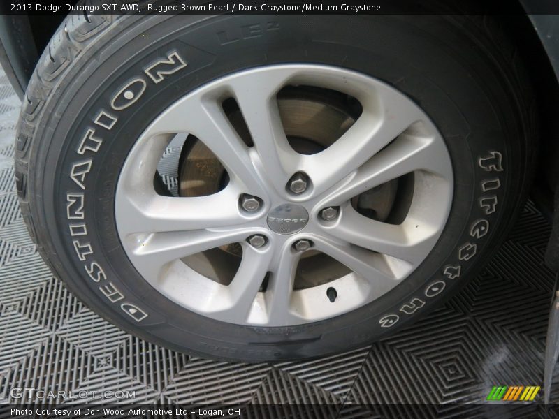 Rugged Brown Pearl / Dark Graystone/Medium Graystone 2013 Dodge Durango SXT AWD