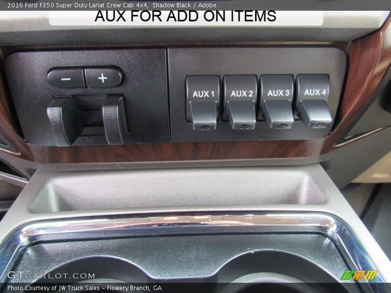 Shadow Black / Adobe 2016 Ford F350 Super Duty Lariat Crew Cab 4x4