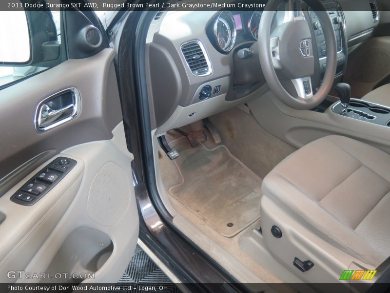 Rugged Brown Pearl / Dark Graystone/Medium Graystone 2013 Dodge Durango SXT AWD