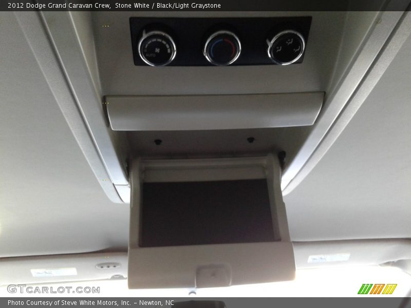 Stone White / Black/Light Graystone 2012 Dodge Grand Caravan Crew