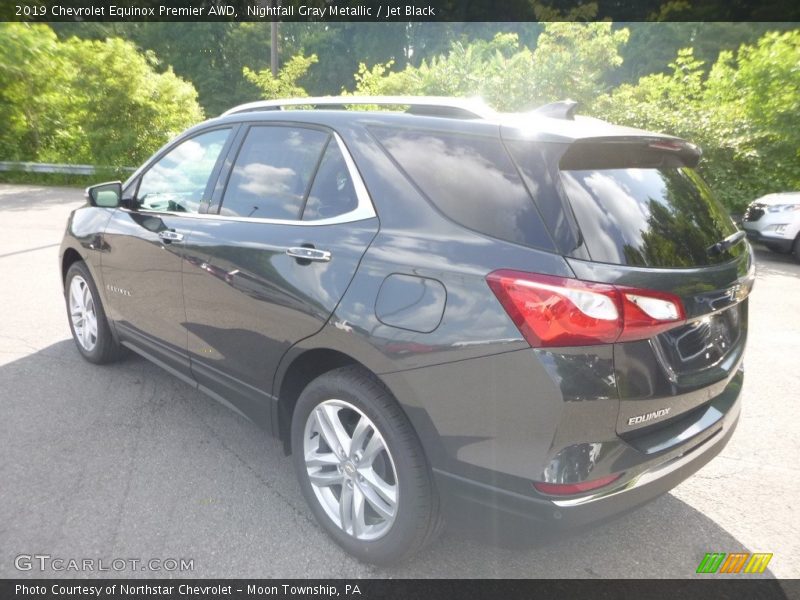 Nightfall Gray Metallic / Jet Black 2019 Chevrolet Equinox Premier AWD