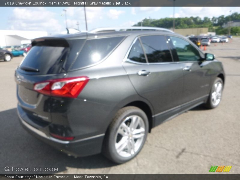 Nightfall Gray Metallic / Jet Black 2019 Chevrolet Equinox Premier AWD