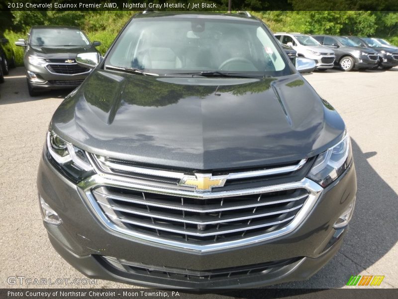 Nightfall Gray Metallic / Jet Black 2019 Chevrolet Equinox Premier AWD