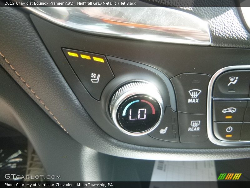 Nightfall Gray Metallic / Jet Black 2019 Chevrolet Equinox Premier AWD
