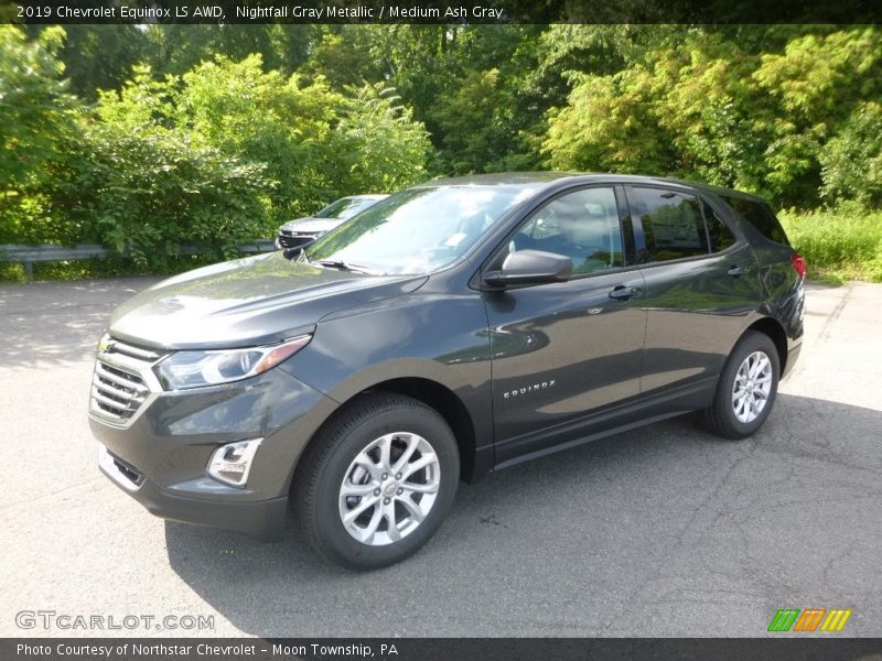 Nightfall Gray Metallic / Medium Ash Gray 2019 Chevrolet Equinox LS AWD