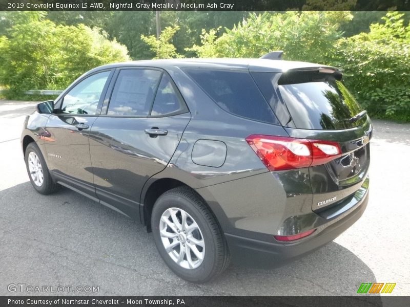 Nightfall Gray Metallic / Medium Ash Gray 2019 Chevrolet Equinox LS AWD