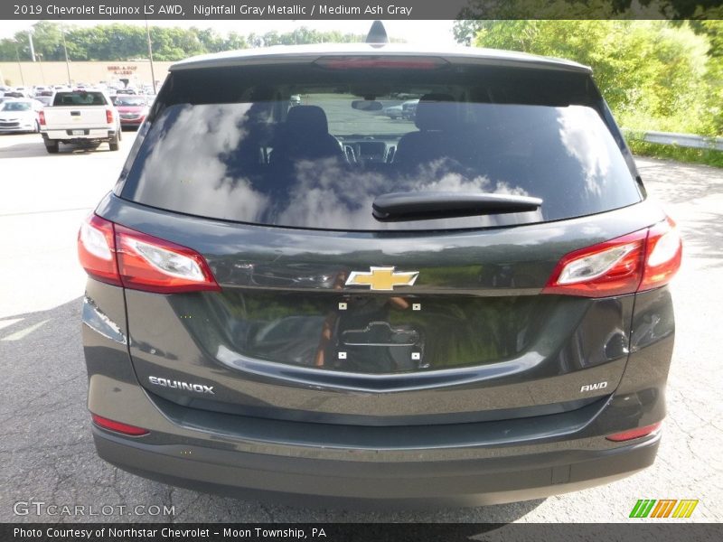 Nightfall Gray Metallic / Medium Ash Gray 2019 Chevrolet Equinox LS AWD