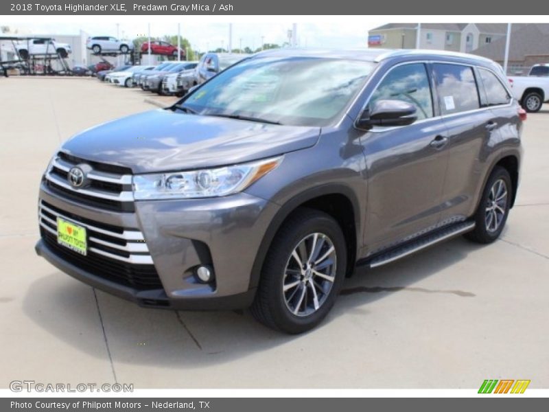 Predawn Gray Mica / Ash 2018 Toyota Highlander XLE