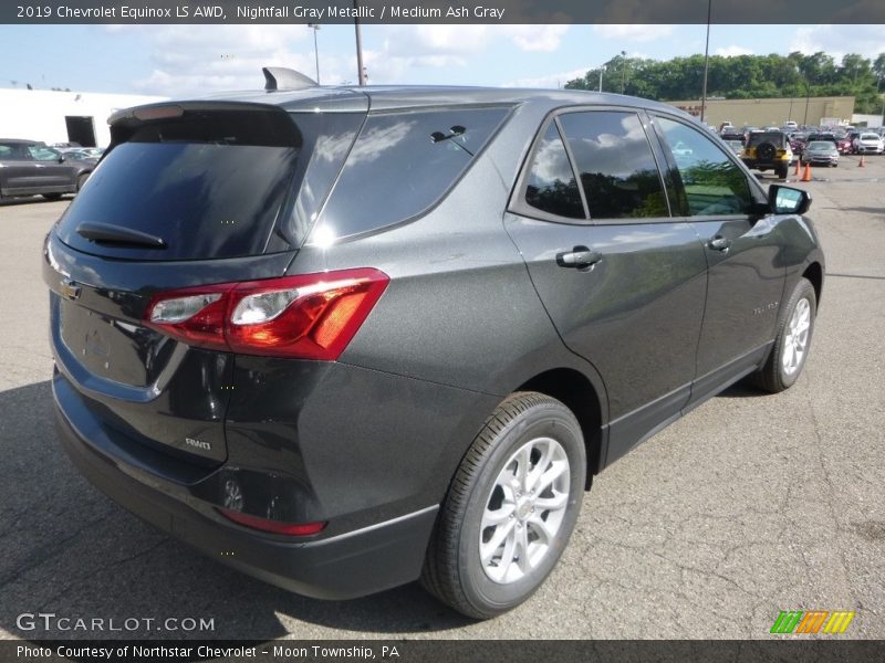 Nightfall Gray Metallic / Medium Ash Gray 2019 Chevrolet Equinox LS AWD
