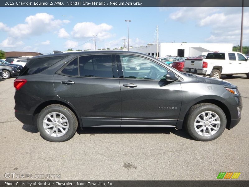 Nightfall Gray Metallic / Medium Ash Gray 2019 Chevrolet Equinox LS AWD