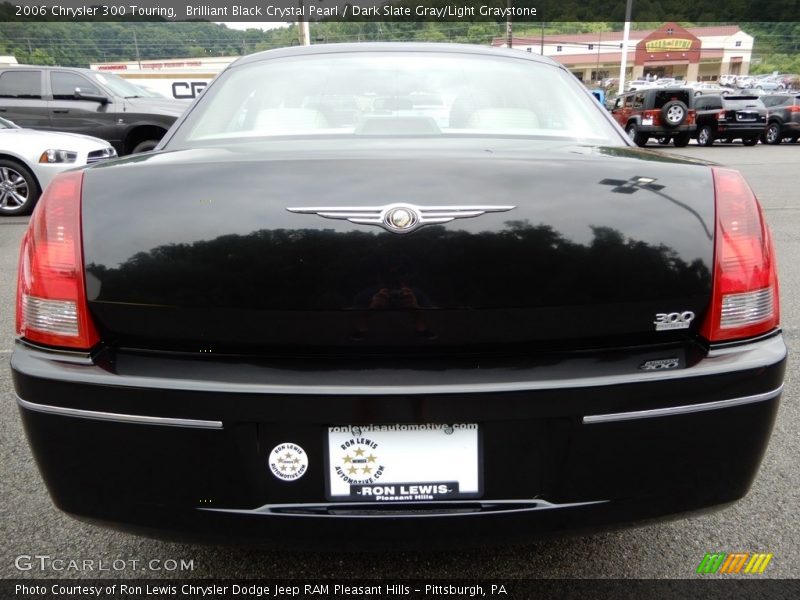 Brilliant Black Crystal Pearl / Dark Slate Gray/Light Graystone 2006 Chrysler 300 Touring