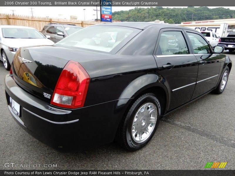 Brilliant Black Crystal Pearl / Dark Slate Gray/Light Graystone 2006 Chrysler 300 Touring
