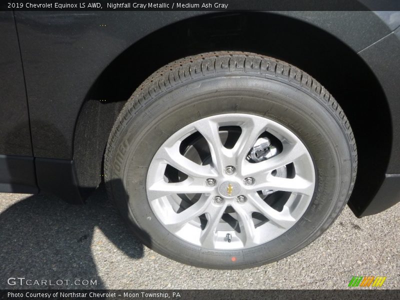 Nightfall Gray Metallic / Medium Ash Gray 2019 Chevrolet Equinox LS AWD
