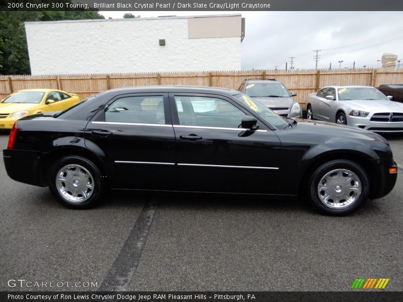 Brilliant Black Crystal Pearl / Dark Slate Gray/Light Graystone 2006 Chrysler 300 Touring