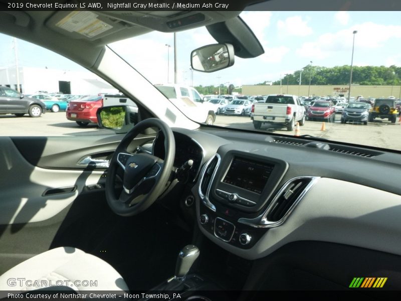 Nightfall Gray Metallic / Medium Ash Gray 2019 Chevrolet Equinox LS AWD