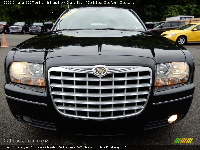 Brilliant Black Crystal Pearl / Dark Slate Gray/Light Graystone 2006 Chrysler 300 Touring