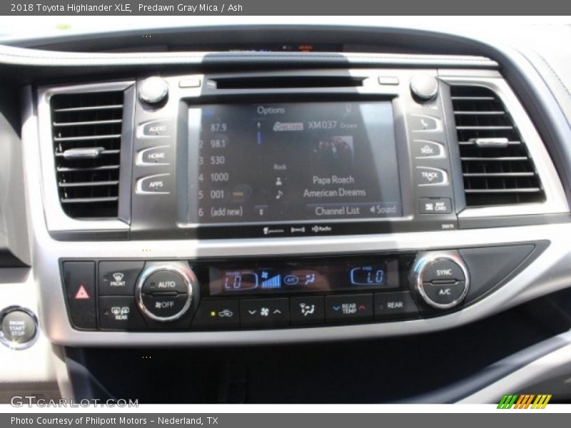 Predawn Gray Mica / Ash 2018 Toyota Highlander XLE