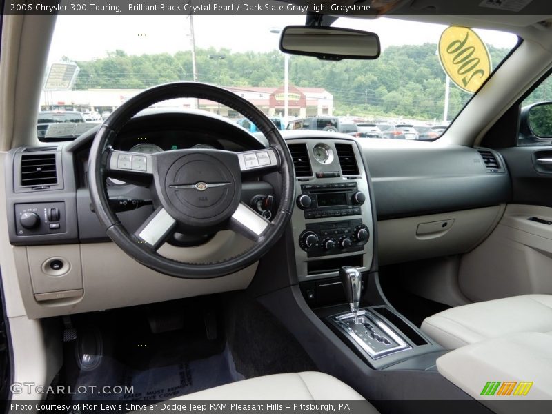 Brilliant Black Crystal Pearl / Dark Slate Gray/Light Graystone 2006 Chrysler 300 Touring