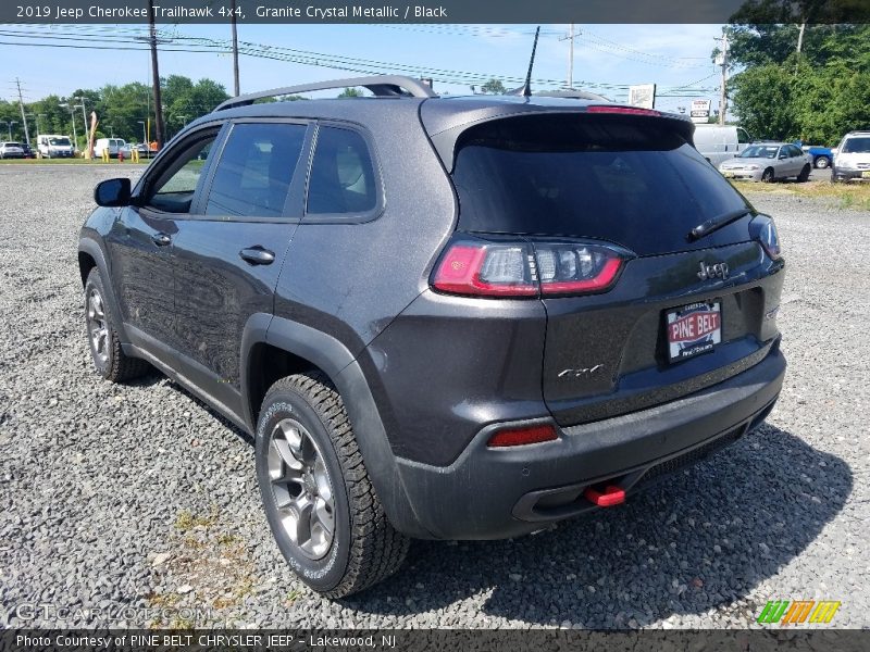 Granite Crystal Metallic / Black 2019 Jeep Cherokee Trailhawk 4x4