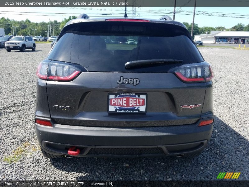 Granite Crystal Metallic / Black 2019 Jeep Cherokee Trailhawk 4x4