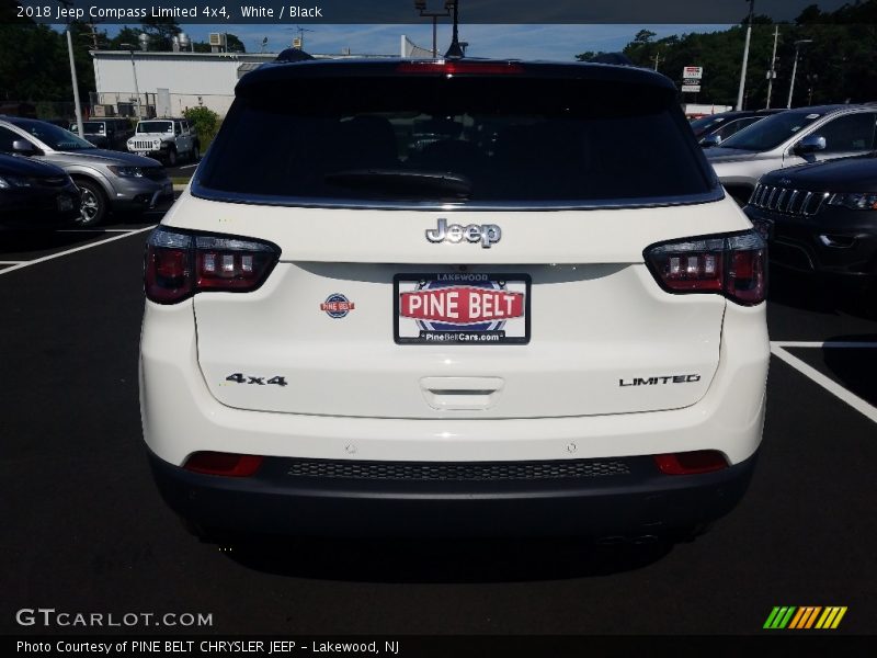 White / Black 2018 Jeep Compass Limited 4x4