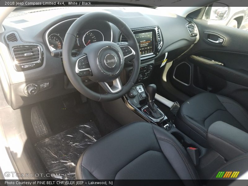 White / Black 2018 Jeep Compass Limited 4x4