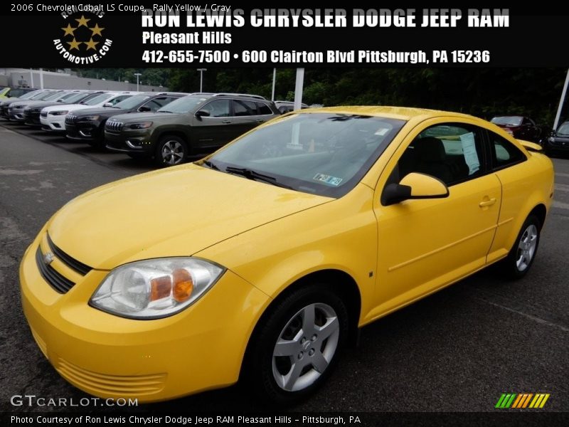 Rally Yellow / Gray 2006 Chevrolet Cobalt LS Coupe