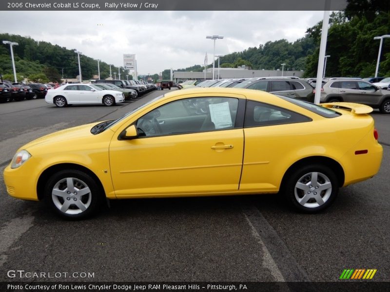 Rally Yellow / Gray 2006 Chevrolet Cobalt LS Coupe