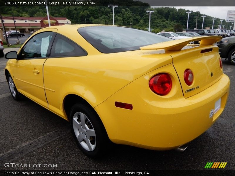 Rally Yellow / Gray 2006 Chevrolet Cobalt LS Coupe