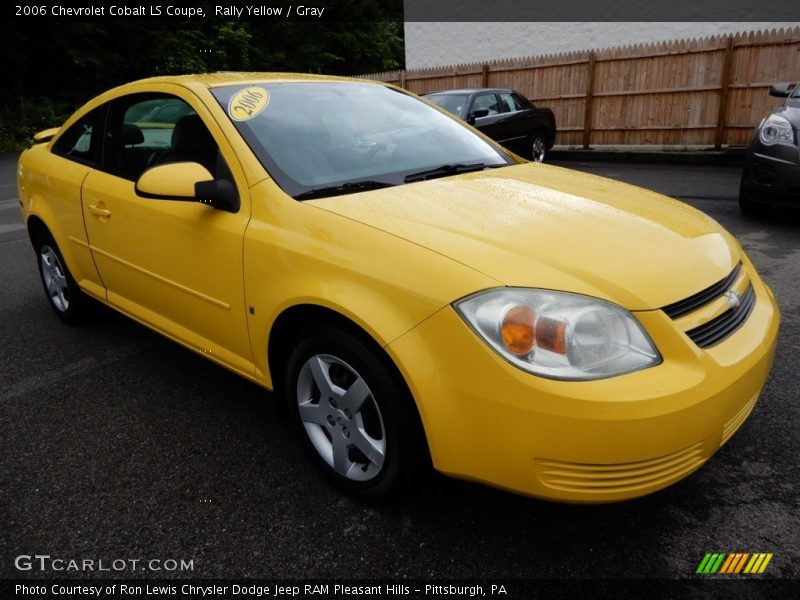 Rally Yellow / Gray 2006 Chevrolet Cobalt LS Coupe