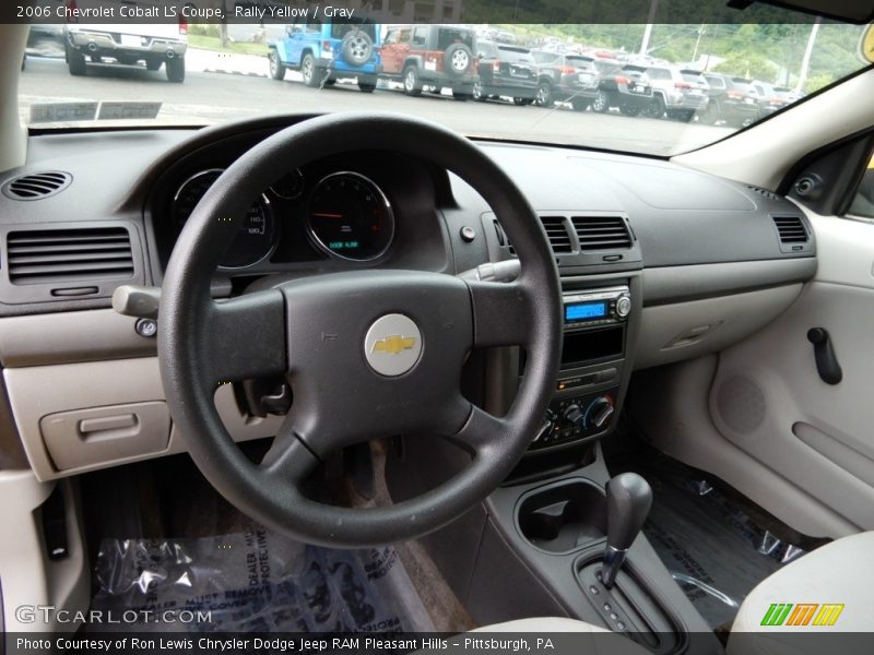 Rally Yellow / Gray 2006 Chevrolet Cobalt LS Coupe