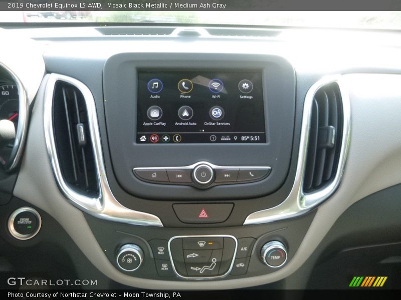 Mosaic Black Metallic / Medium Ash Gray 2019 Chevrolet Equinox LS AWD