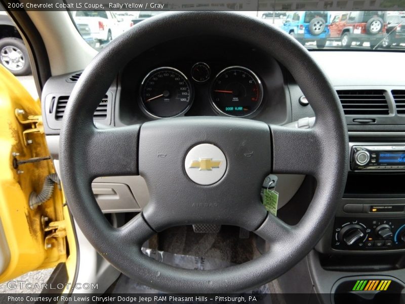 Rally Yellow / Gray 2006 Chevrolet Cobalt LS Coupe