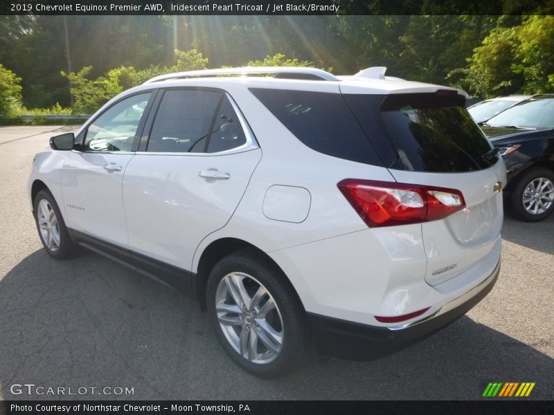 Iridescent Pearl Tricoat / Jet Black/Brandy 2019 Chevrolet Equinox Premier AWD