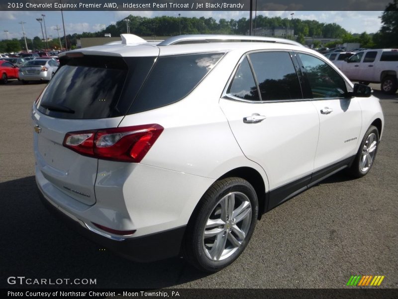 Iridescent Pearl Tricoat / Jet Black/Brandy 2019 Chevrolet Equinox Premier AWD