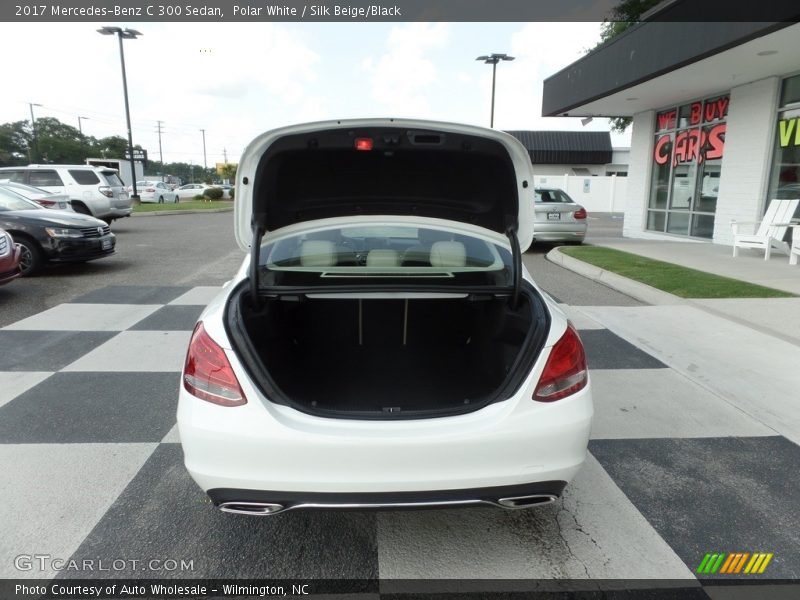 Polar White / Silk Beige/Black 2017 Mercedes-Benz C 300 Sedan
