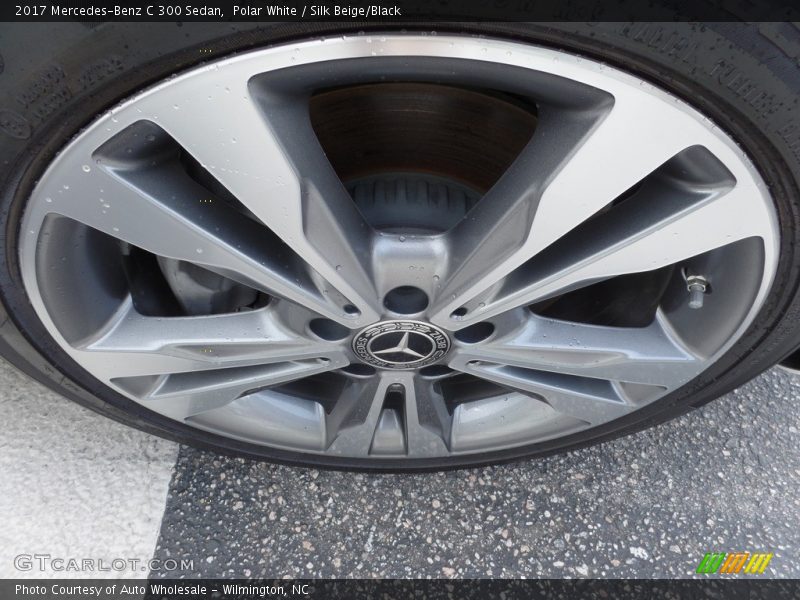 Polar White / Silk Beige/Black 2017 Mercedes-Benz C 300 Sedan