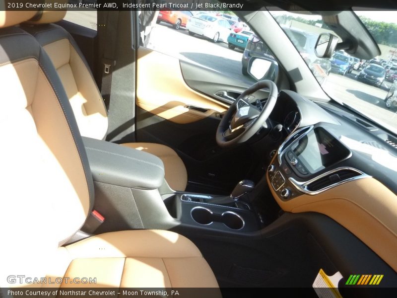 Iridescent Pearl Tricoat / Jet Black/Brandy 2019 Chevrolet Equinox Premier AWD
