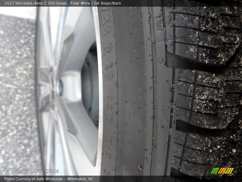 Polar White / Silk Beige/Black 2017 Mercedes-Benz C 300 Sedan