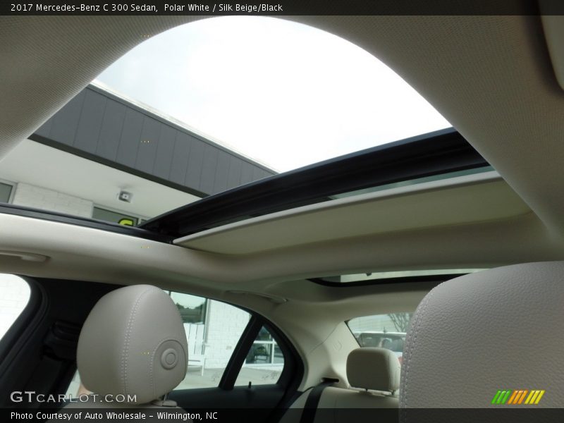 Polar White / Silk Beige/Black 2017 Mercedes-Benz C 300 Sedan