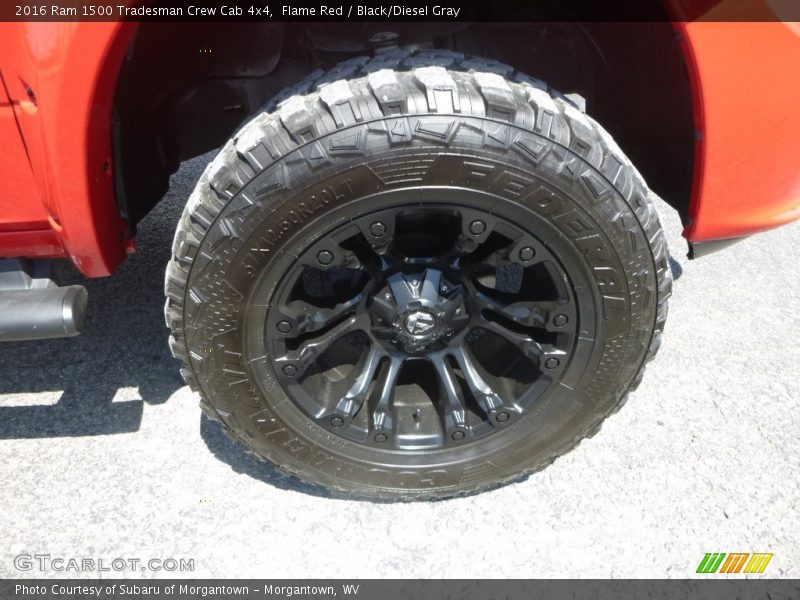 Flame Red / Black/Diesel Gray 2016 Ram 1500 Tradesman Crew Cab 4x4