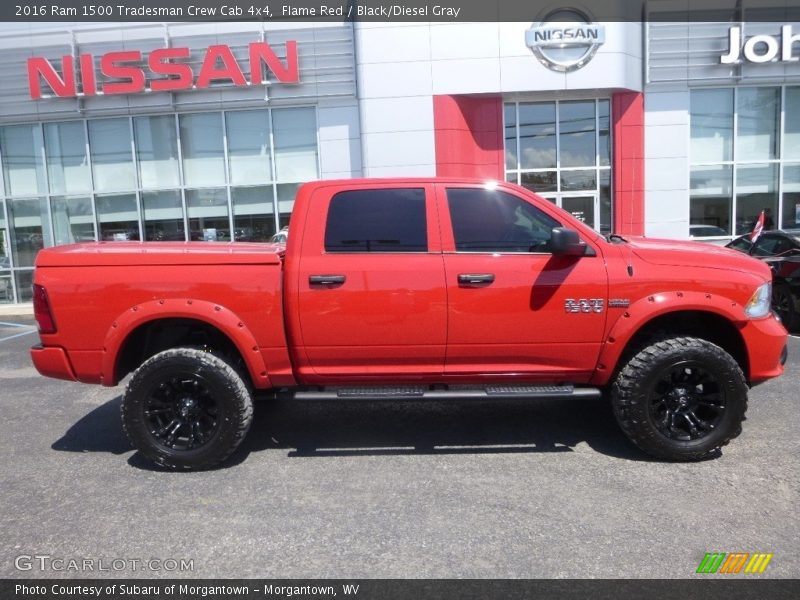 Flame Red / Black/Diesel Gray 2016 Ram 1500 Tradesman Crew Cab 4x4