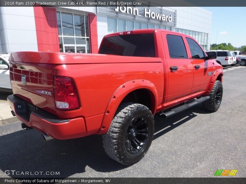 Flame Red / Black/Diesel Gray 2016 Ram 1500 Tradesman Crew Cab 4x4
