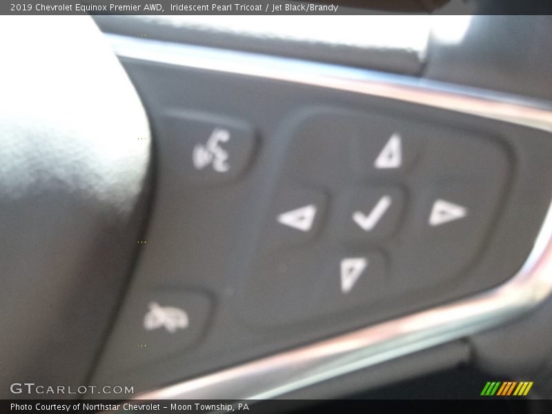 Iridescent Pearl Tricoat / Jet Black/Brandy 2019 Chevrolet Equinox Premier AWD