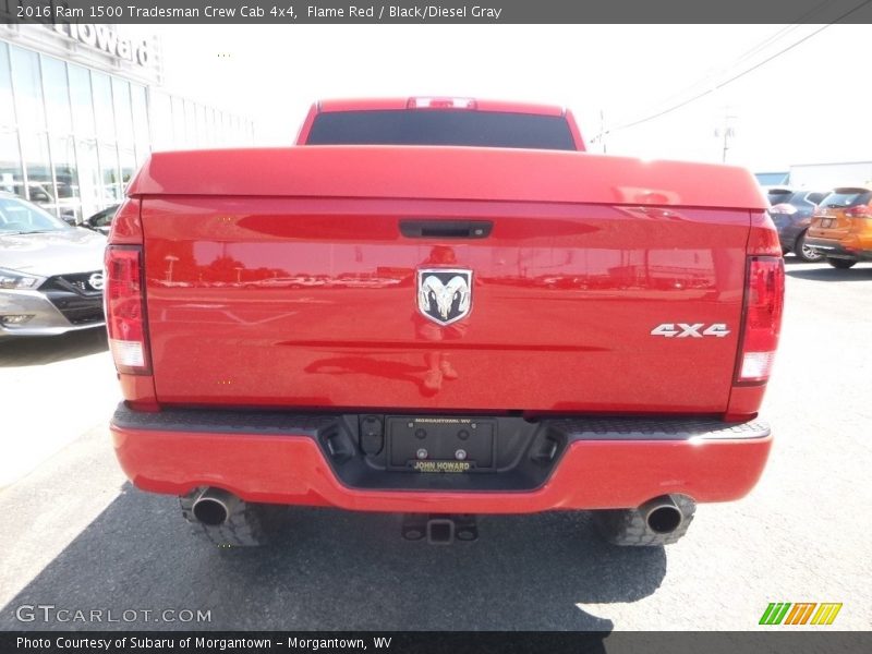 Flame Red / Black/Diesel Gray 2016 Ram 1500 Tradesman Crew Cab 4x4