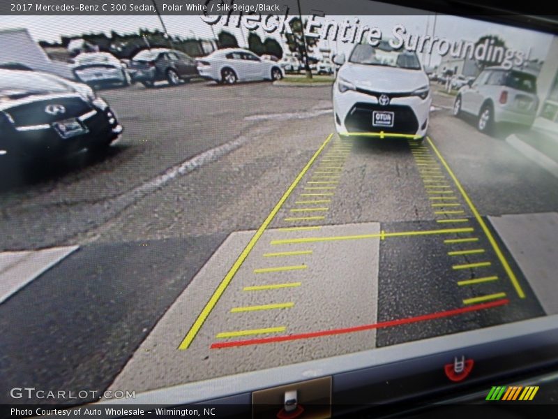 Polar White / Silk Beige/Black 2017 Mercedes-Benz C 300 Sedan